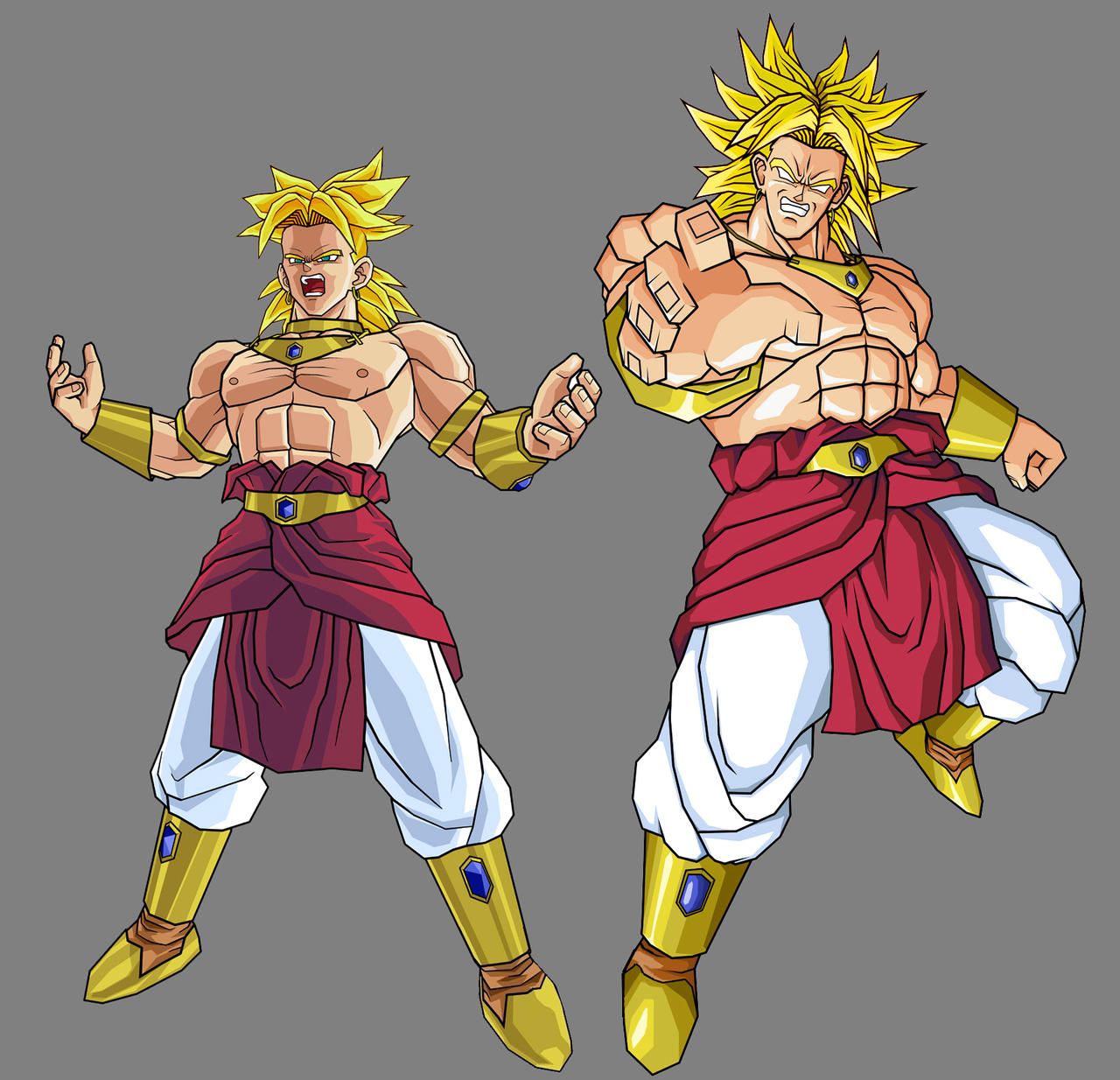 SSJ5 Broly by SpinoInWonderland on DeviantArt