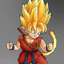 Chibi Goku, Super Saiyan