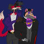 Ratigan with my fursona schuylar