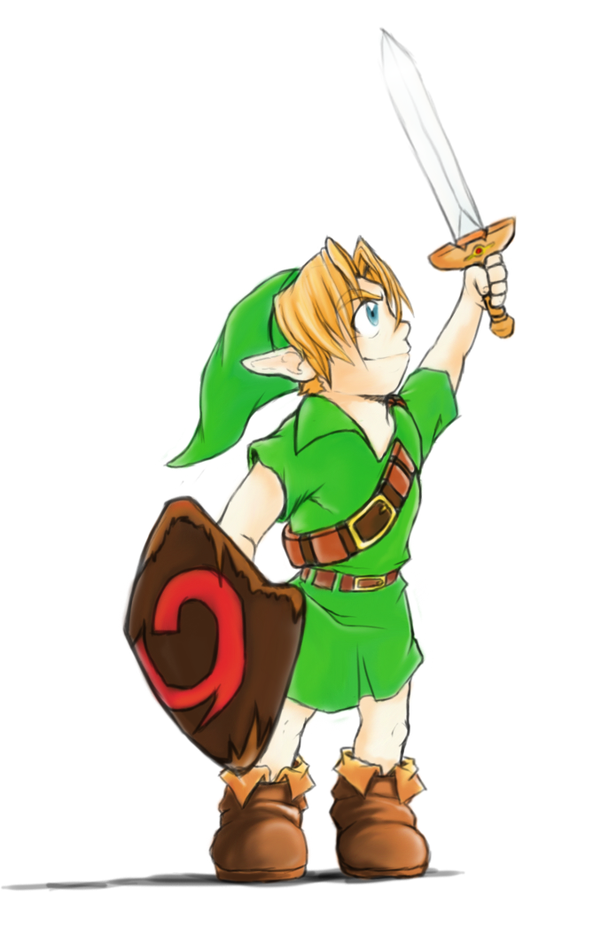TLOZ - Ocarina of Time: Link (Old) by SiscoCentral1915 DeviantArt