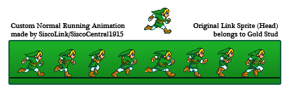 Custom Link Running Animation + Frames by SiscoCentral1915 on DeviantArt