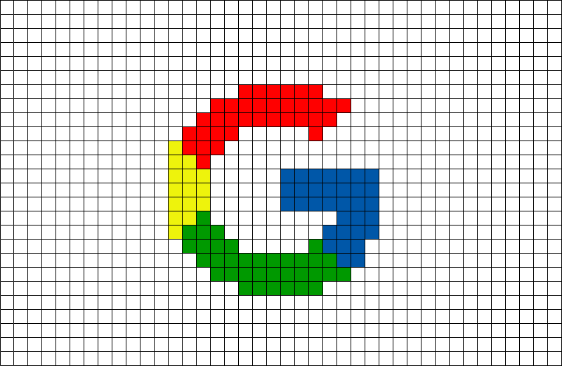Google Logo in Minecraft by pixelart1337 on DeviantArt