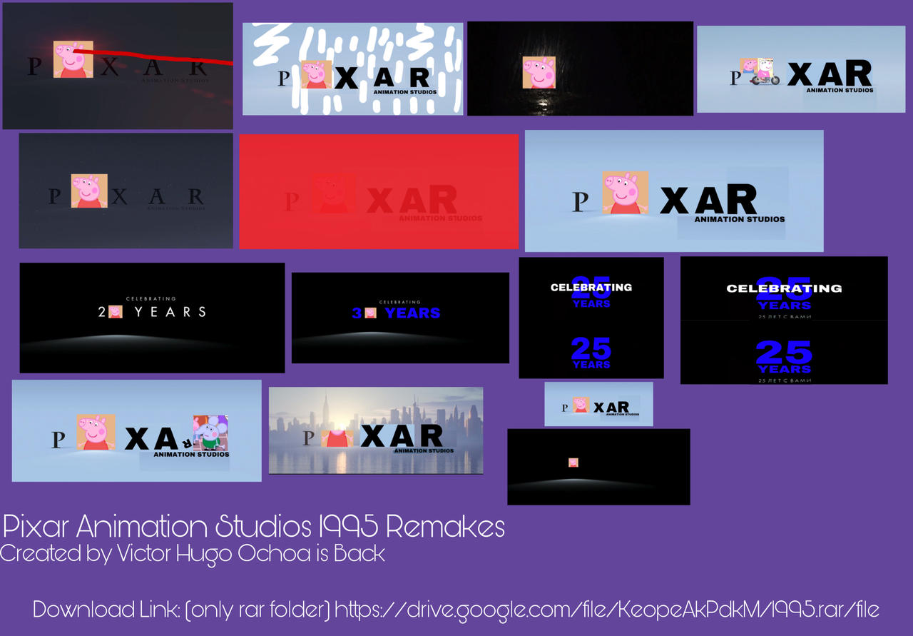 Pixar Animation Studios 1995 Remakes (2020 UPDATE) by 123riley123 on