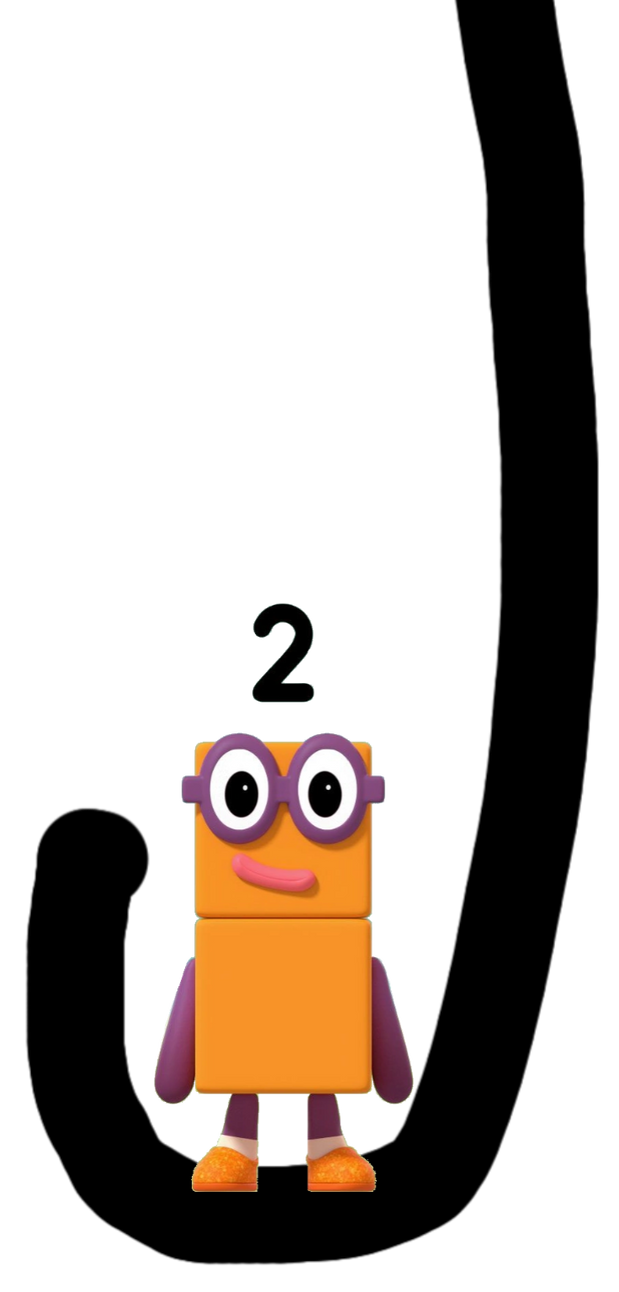 Numberblock 2 On Hook by 123riley123 on DeviantArt