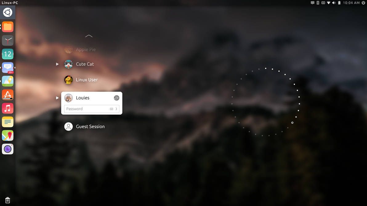 Unity8 Login Design by 948794CarzyDa on DeviantArt