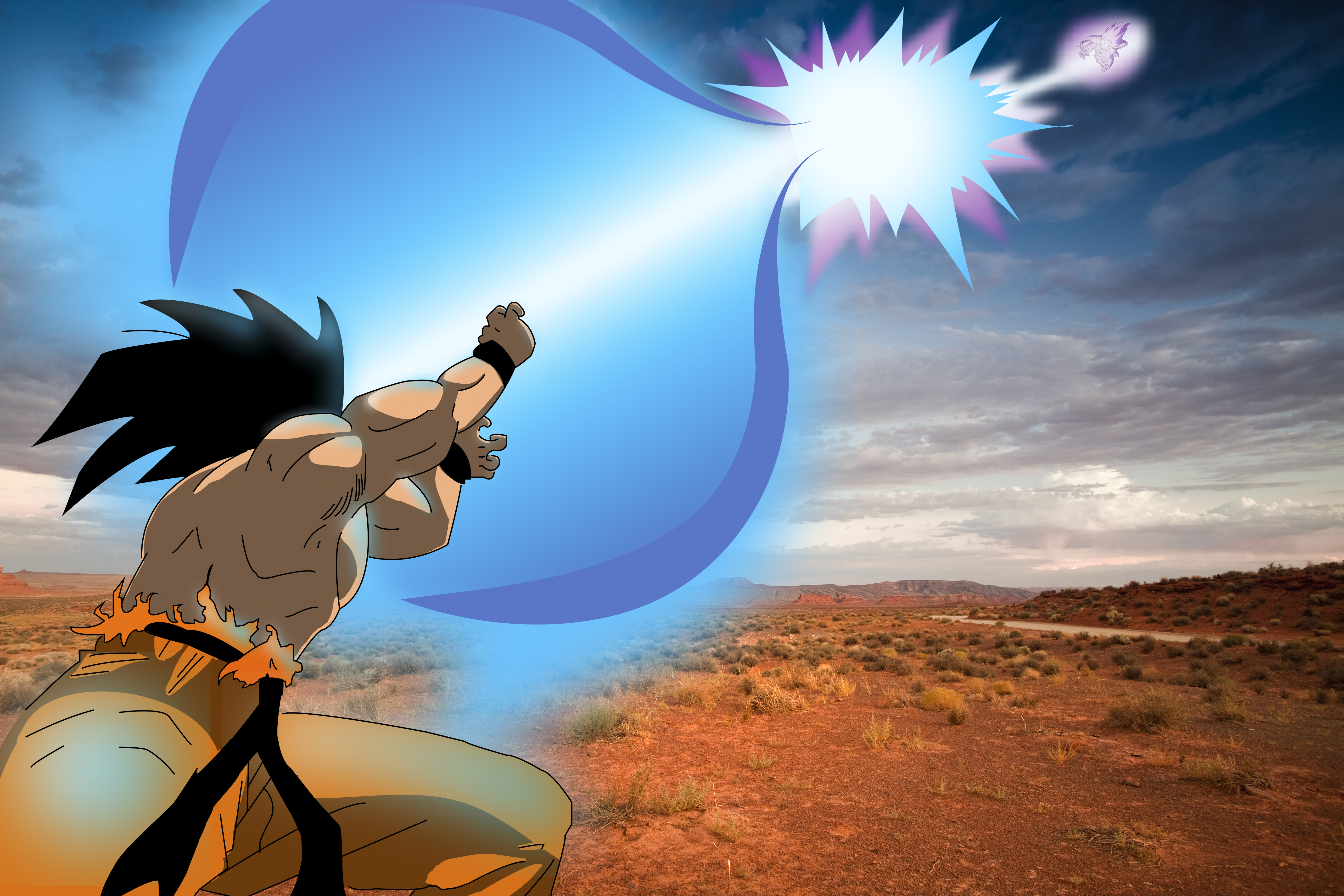 chry_insi_art on X: Who Wins in This fight ?! Kamehameha x10 Vs Final Flash  ! #goku #vs #vegeta  / X