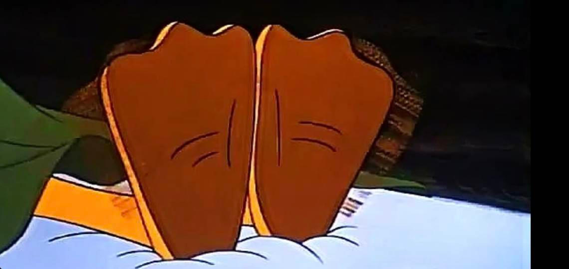Donald Duck Feet Color