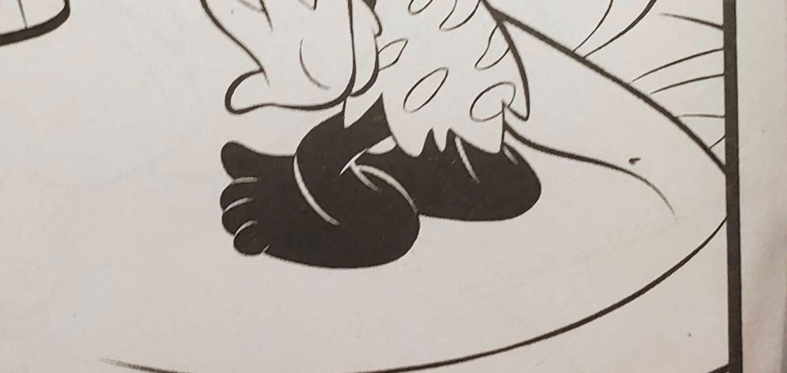 Mickey mouse feet coloring page 7 by Romanceguy on DeviantArt