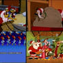 Woody Woodpecker Christmas Collage