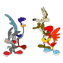 Wile E. Road Runner, Calamity and Little Beeper