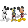 Mickey Mouse Evolution through by years 3D