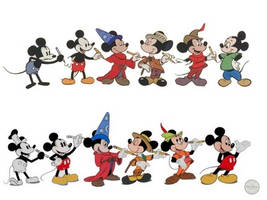 Mickey Mouse Evolution