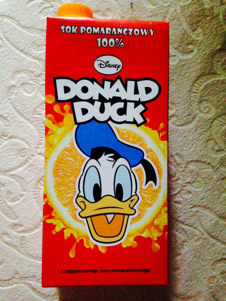 Donald Duck orange juice by polskienagrania1990 on DeviantArt