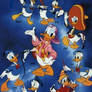 Donald Duck evolution thru the years