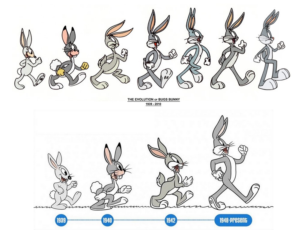 Bugs Bunny's Evolution through the years by polskienagrania1990 on