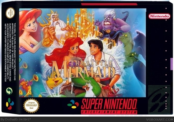 gullig partner Meget sur Disney's Little Mermaid (Super Nintendo) cover by polskienagrania1990 on  DeviantArt