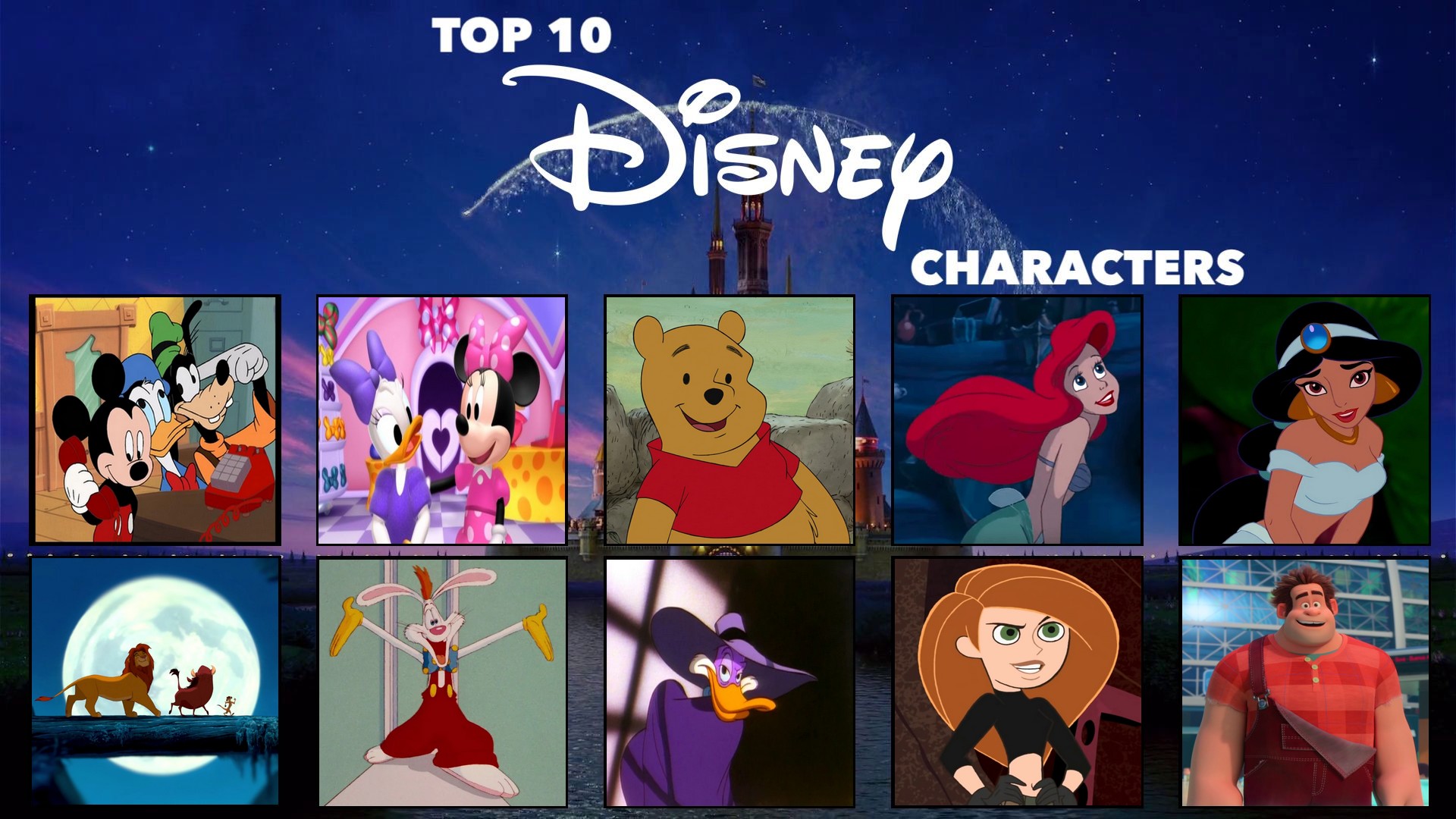 My Top 10 Favorite Disney Characters By Polskienagrania1990 On Deviantart My Top 10 Favorite Disney Characters By Polskienagrania1990 On Deviantart