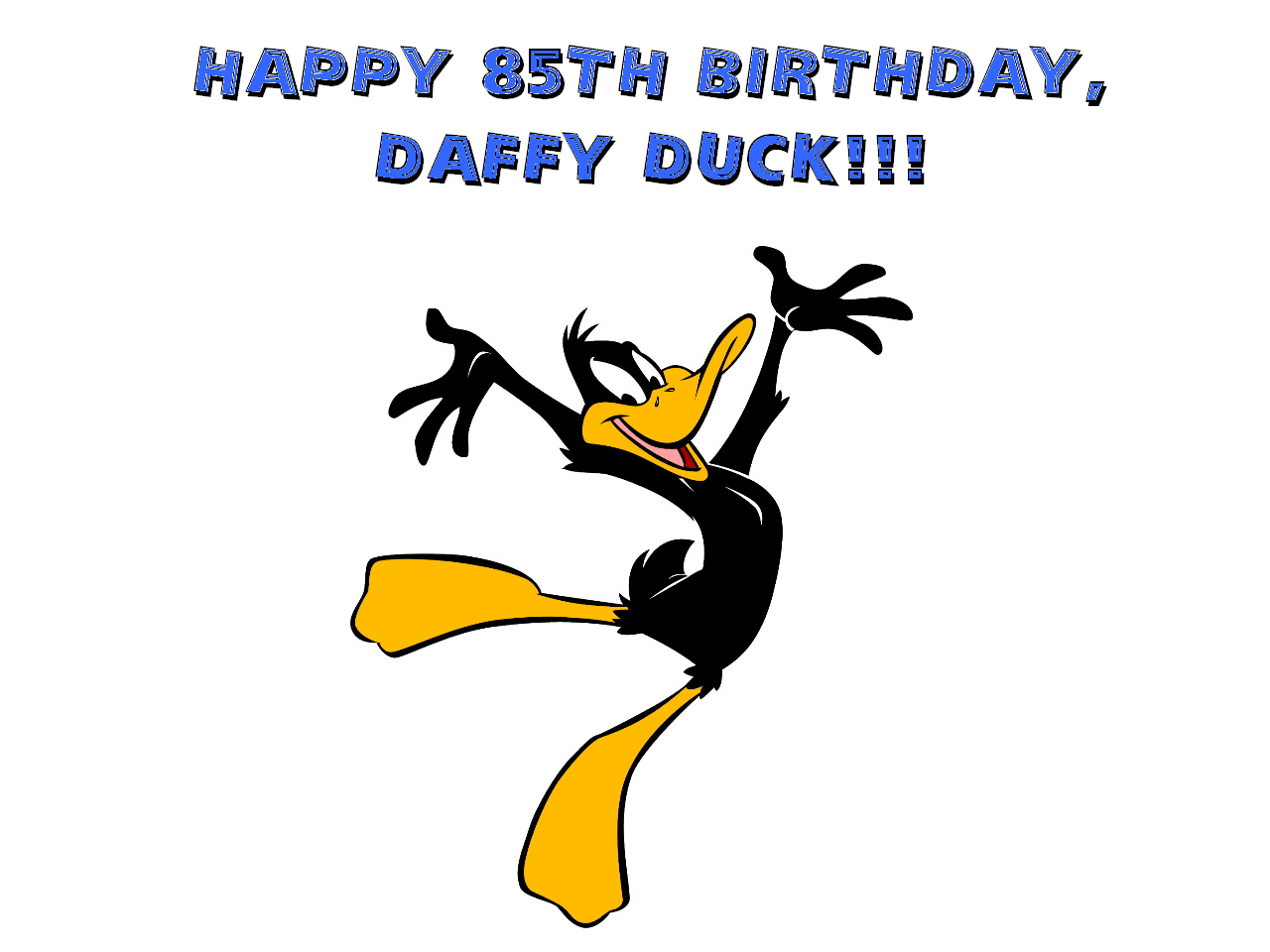 85th Birthday of Daffy Duck by polskienagrania1990 on DeviantArt