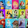 Disney Princess Movies posters collage