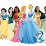 All 15 Disney Princesses transparent