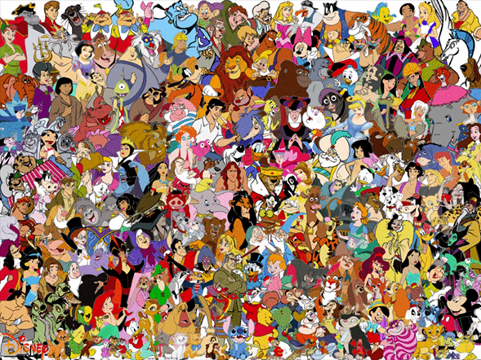 disney cartoon characters wallpapers