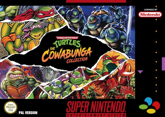 TMNT - Cowabunga Collection SNES cover by polskienagrania1990 on DeviantArt