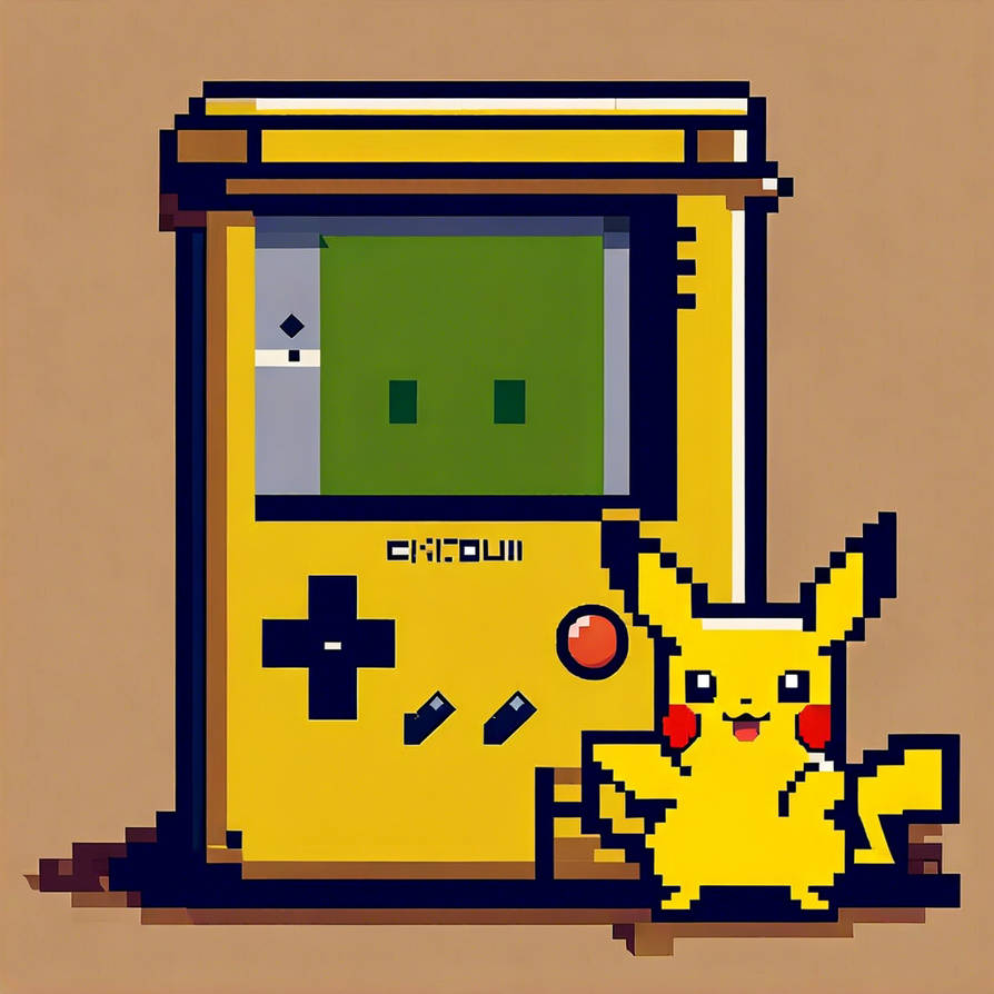 Pikachu Gamerpic Pikachu playing with a Nintendo Game Boy by polskienagrania1990 on ...