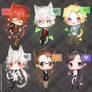 mystic messenger chibis