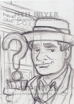 Doctor Who Sketch Cards WIP 7 by WombatOne