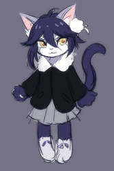 My catgirl OC this year