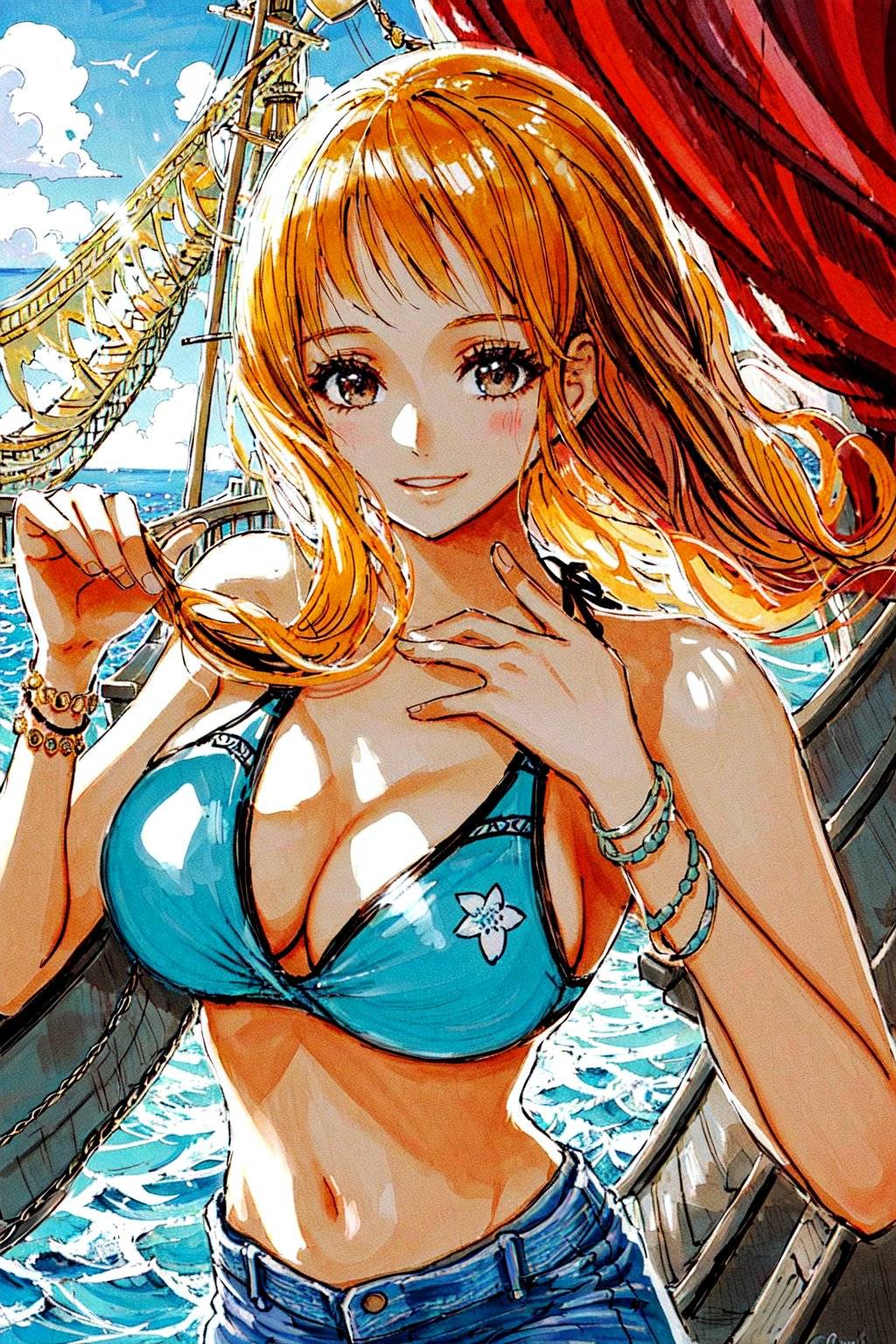 One Piece Film Heart Of Gold - Nami by korkaranlik on DeviantArt