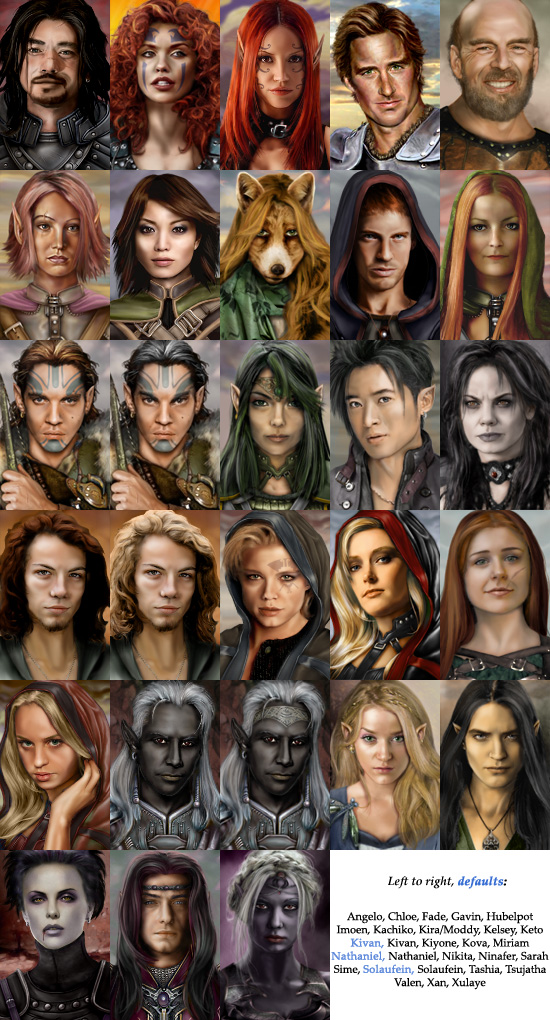 BG2 Portrait Pack v2 Mod NPCs