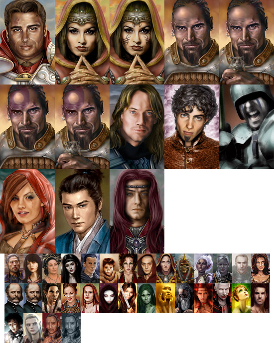 Bg2 Graphics BG2 Portrait Pack Minor NPCs by Enkida on DeviantArt