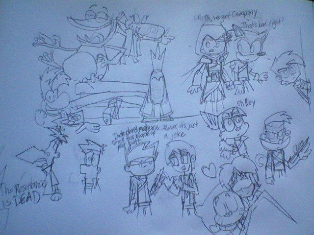 Random Sketches 01 by KHXhero on DeviantArt