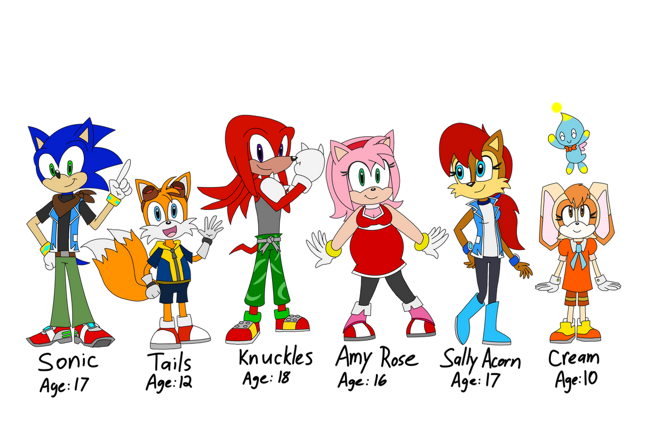 HQA Character Charts Pt 01 SONIC by KHXhero on DeviantArt