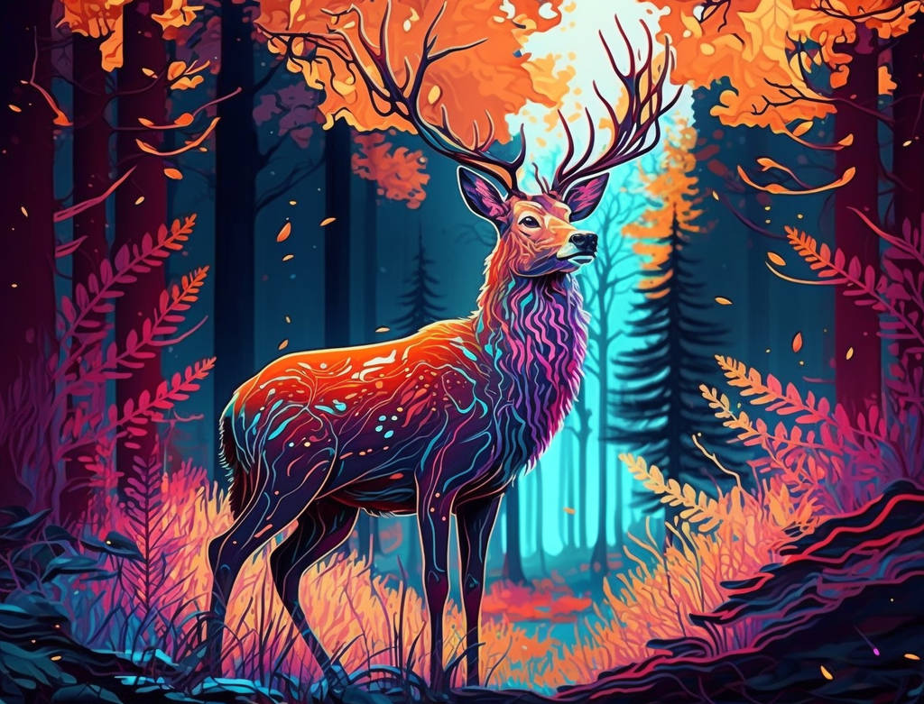 Fantasy deer by EmaMigera on DeviantArt