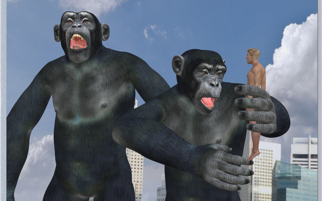 Deviantart Chimp Giant Chimp Rampage 08 by BettyB00 on DeviantArt