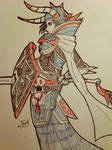 Warrior of Light Doodle by eveneechan