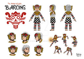 Barong Concept Art Detailing