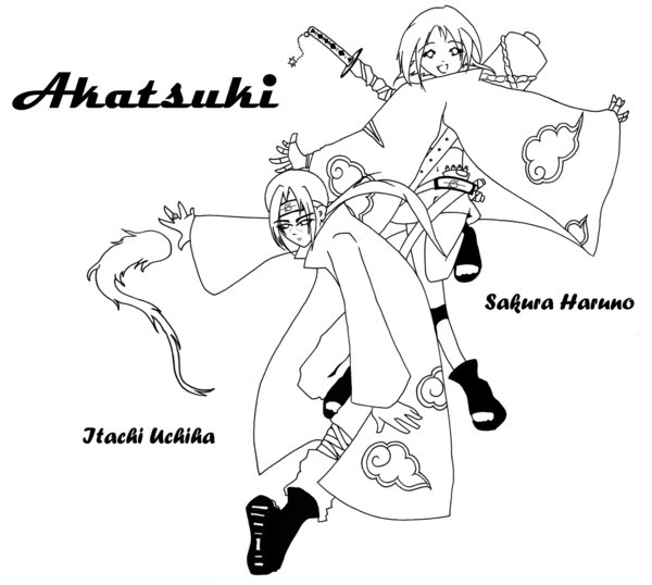 lineart - akatsuki itasaku