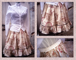 Classic Travel Lolita Skirt