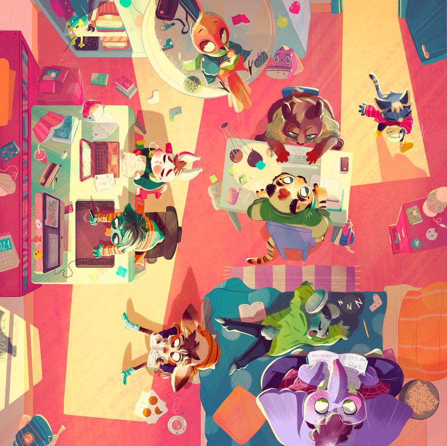 Studying by Elena-El on DeviantArt