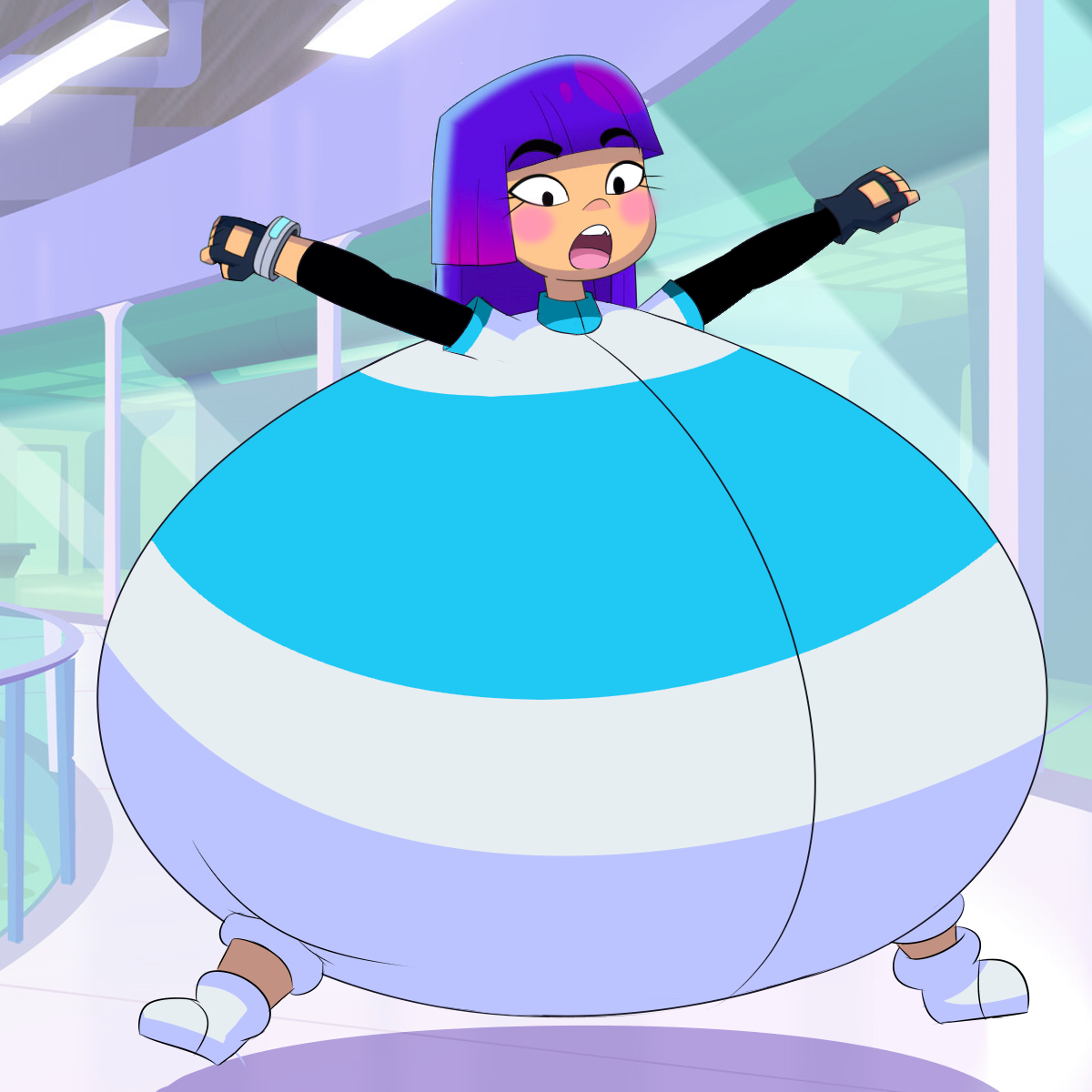 Miko Inflation Edit by PoofCircles on DeviantArt