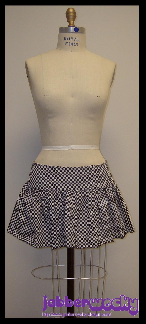 Checkered Skirt