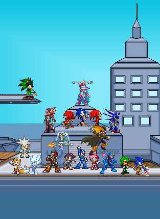 First Sonic X Megaman