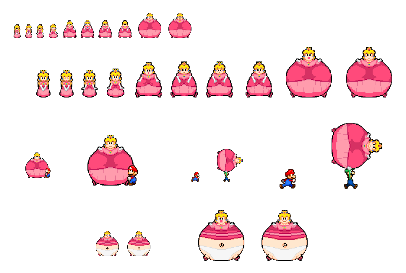 Comic princess peach p balloon. 