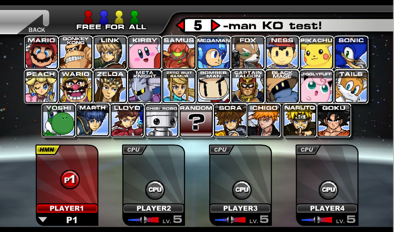 All super smash flash characters All super smash flash characters