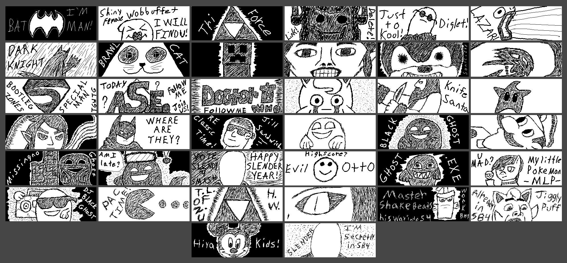 My Miiverse Doodles