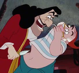 Hook jabbing at Smee's belly 3