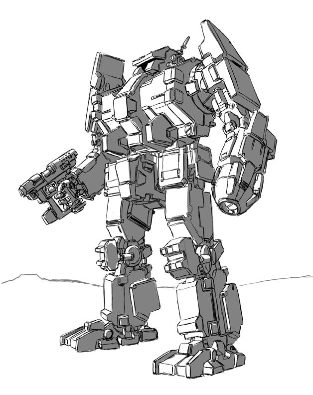 Charger Battlemech by shortpainter on DeviantArt
